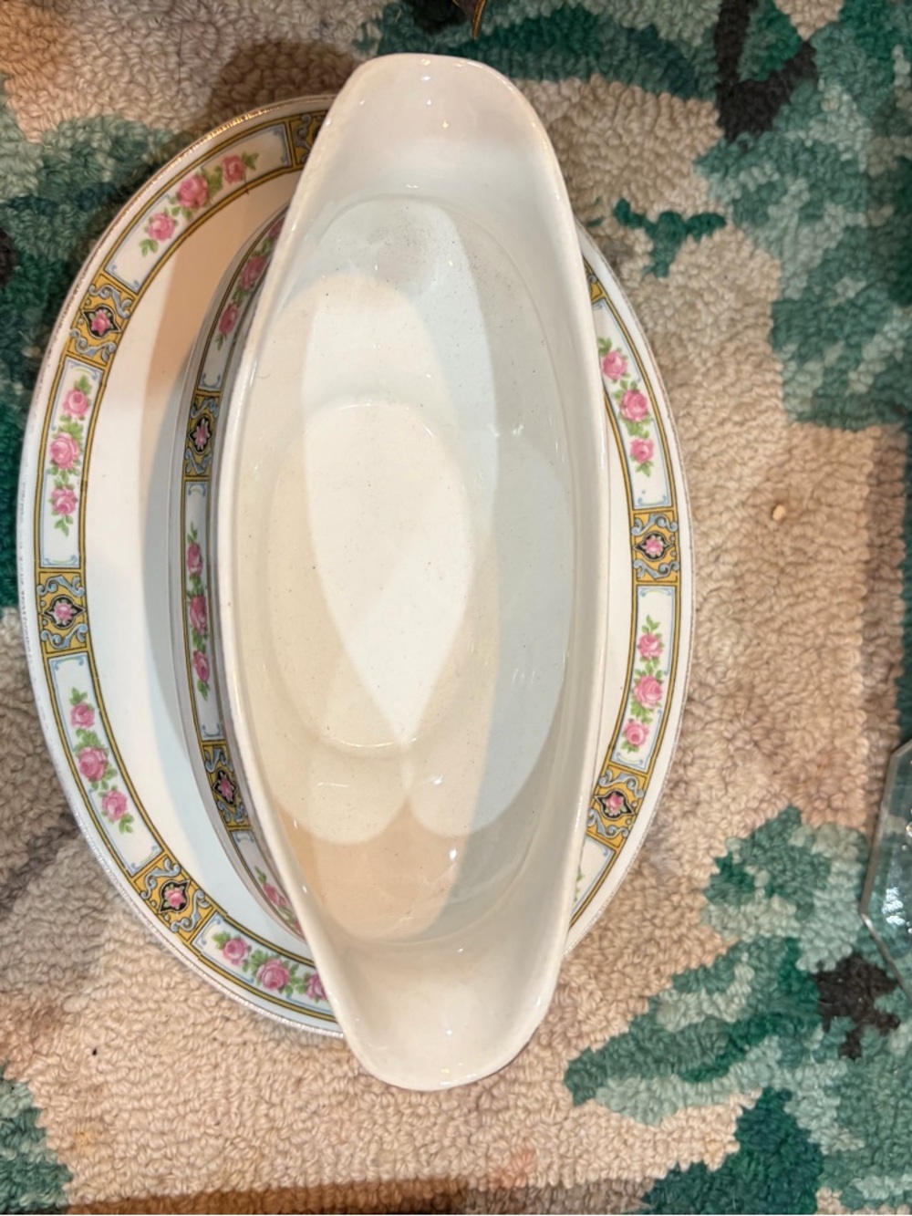 Elegant Floral Ceramic Bowl Alfred meakin